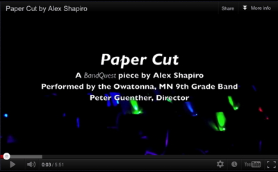 paper cut video